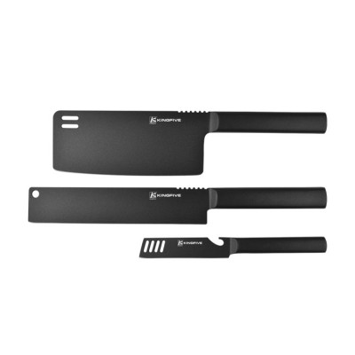 7" Cleaver Knife  8'' Vegetable knife3.5'' Paring Knife 3pcs kitchen knife set  with Color Box